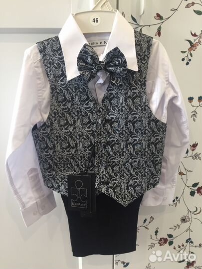 Детский костюм-тройка. Р-ры 104, 110