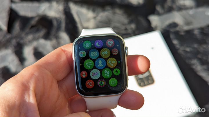 Смарт - часы с логотипом Apple женские бу