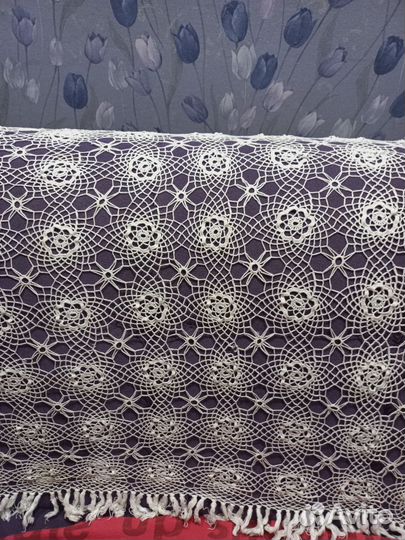 Скатерть старинная, ручная работа