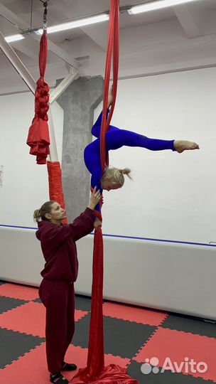 Тренировки по воздушной гимнастике