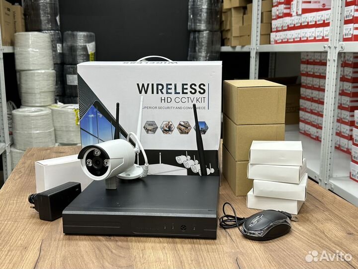 Беспроводной комплект WiFi видеонаблюдения
