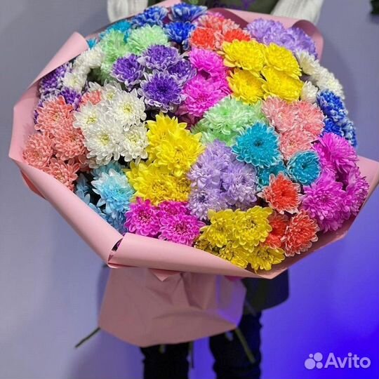 Букет из хризантем