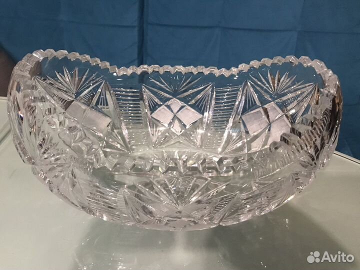 Салатник хрустальный