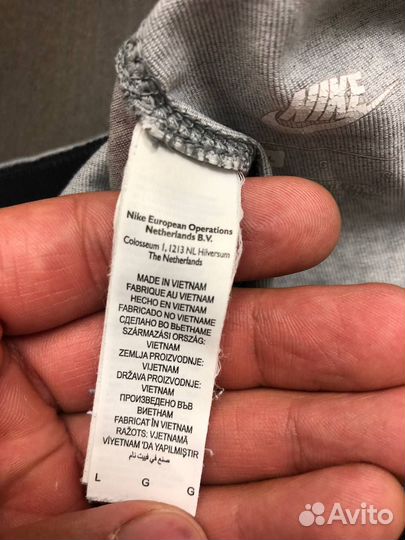 Nike L Оригинал Лосины Леггинсы Хлопок Женские