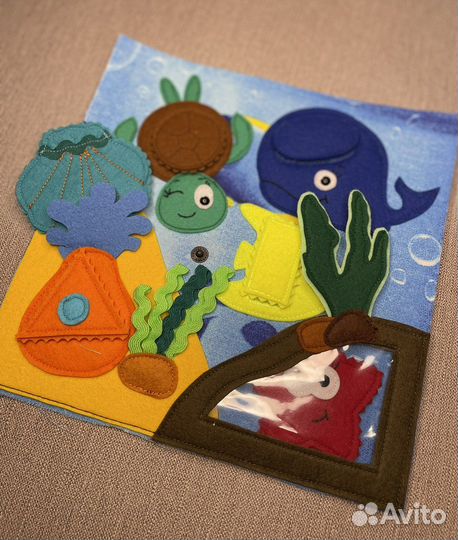 Детские книги из фетра