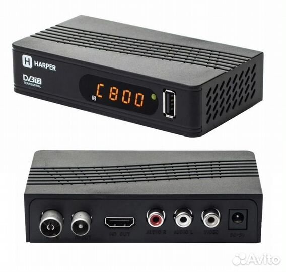 Цифровая тв приставка dvb t2 (20 каналов) Harper