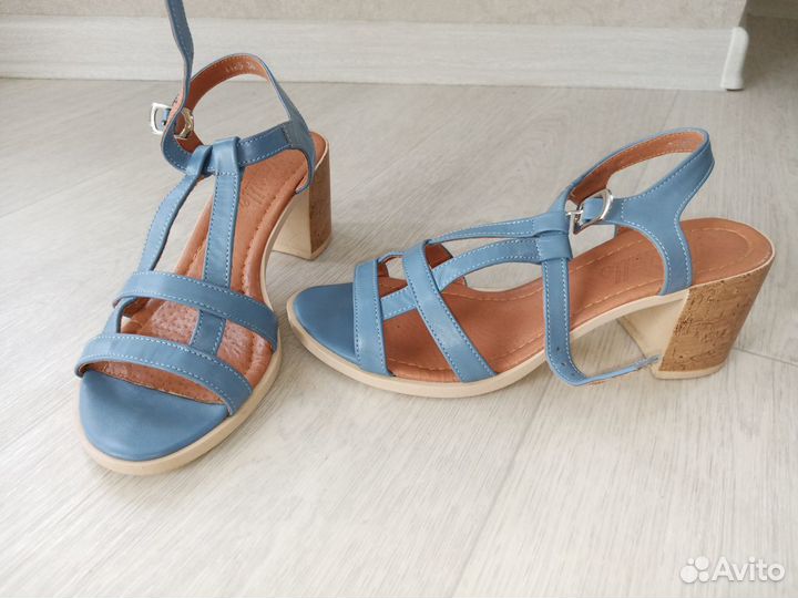 Босоножки жен., 38р., новые, нат.кожа, Nastille