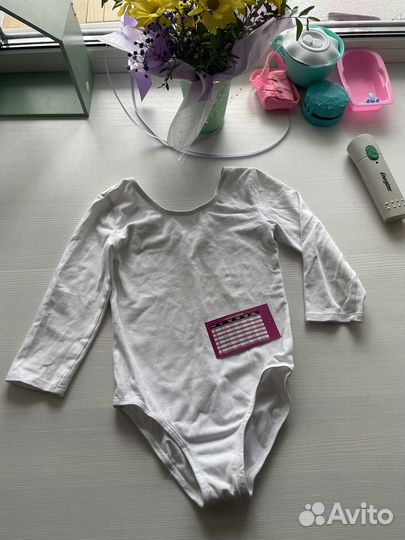 Купальник гимнастический, размер 30, рост 116-122