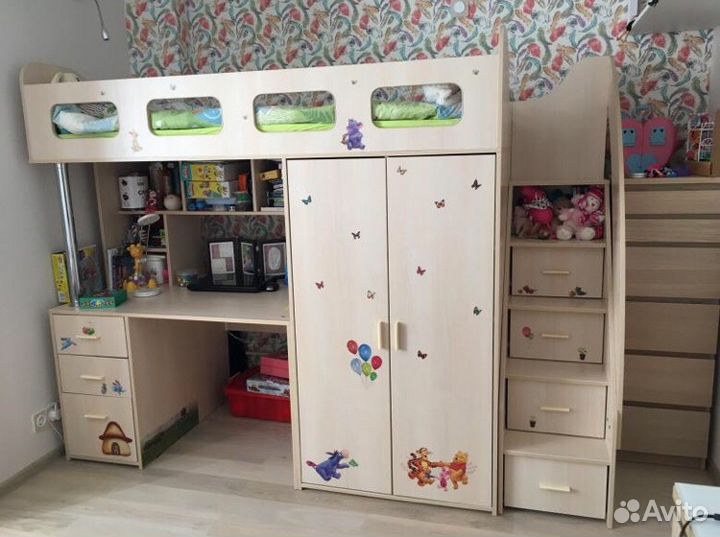 Кровать-чердак (Двухэтажная кровать)