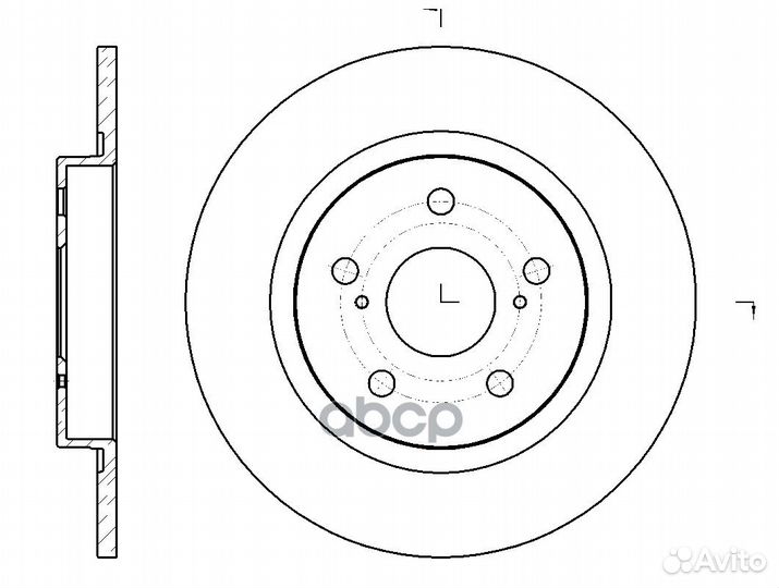 Диск тормозной G-brake GR-01866 GR-01866 gbrake