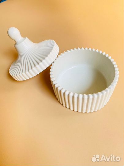 Шкатулка гипсовая декоративная для украшений