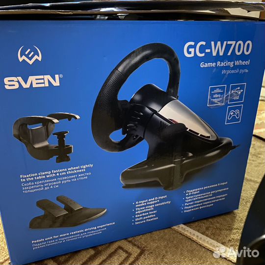 Игровой руль sven GC-W700