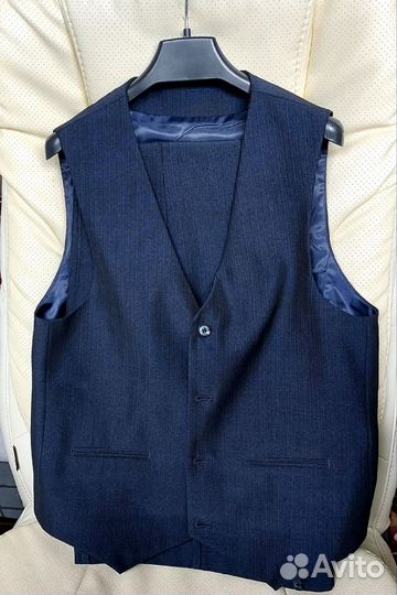 Школьный костюм жилет и брюки на мальчика 158-44