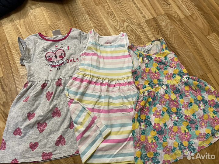 Вещи пакетом на девочку 104-110