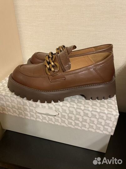 Лоферы из натуральной кожи