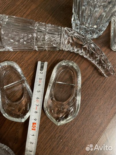 Рюмка бокал стакан башмачок рог кружка хрусталь