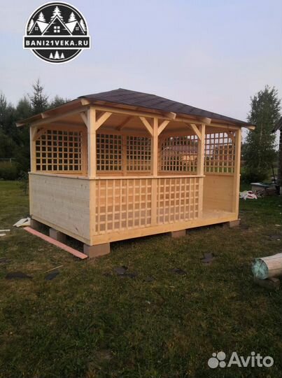 Беседка открытая 3х5