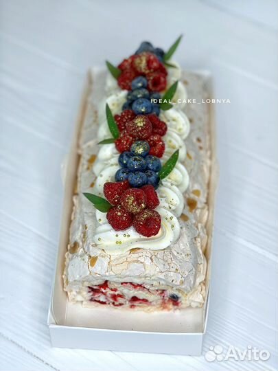 Меренговый рулет