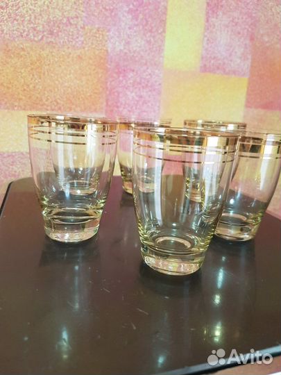 Чешское стекло, рюмки и фужеры СССР