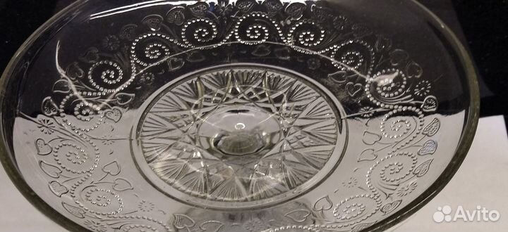 Большая ваза для фруктов до 1917 года. зомбковице