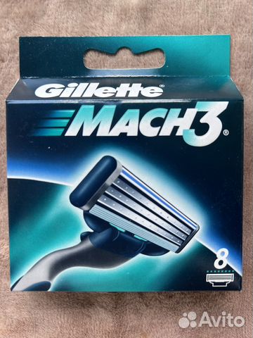 Gillette mach3 (2шт)(4шт)(8шт)