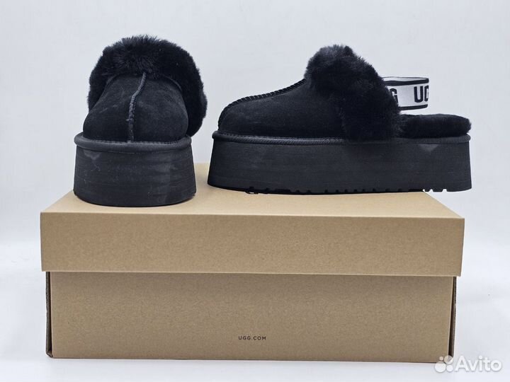 Ugg Funkette Suede Platform Black