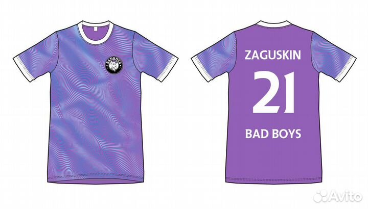 Разработка дизайна футбольной/хоккейной формы