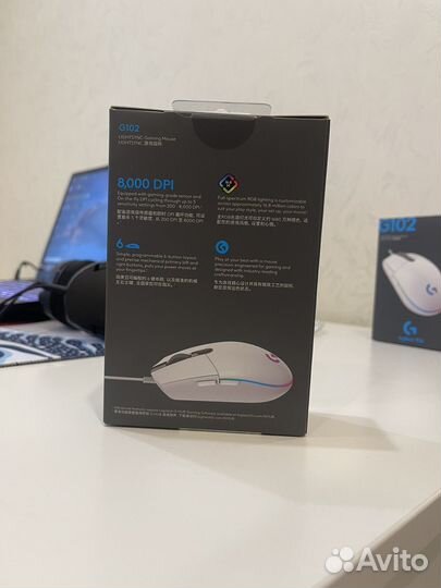 Игровая мышь logitech g102