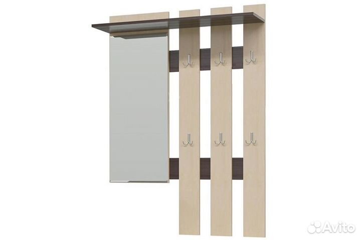 Вешалка с зеркалом 