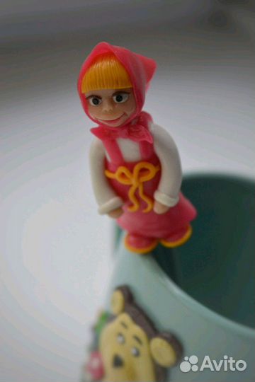 Кружка с декором из полимерной глины (комплект)