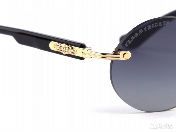 Очки Chrome Hearts Deep 3 чёрные