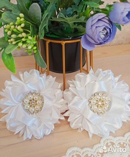 Школьные бантики ручной работы