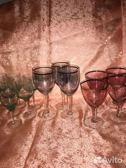 Рюмка фужеры стаканы Хрусталь