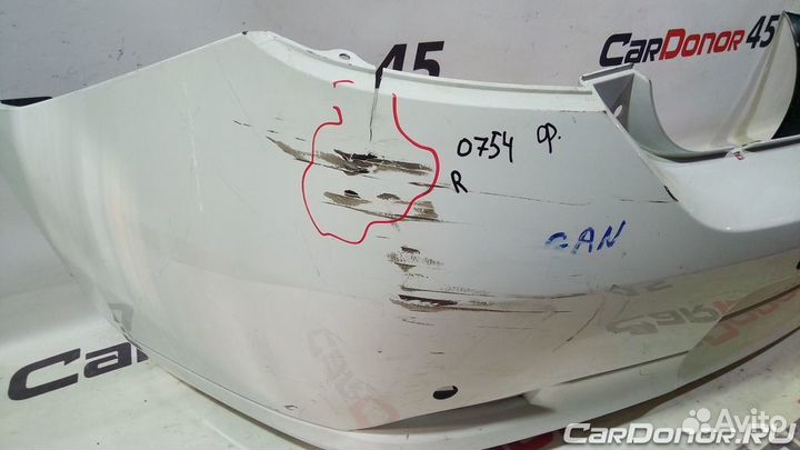 Бампер задний б/у для Renault Logan (850220639R)