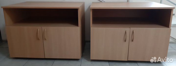 Продам тумбу офисную для оргтехники цвет Вишня Окс