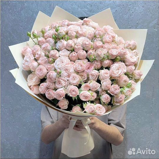 Цветы Букеты Кустовые розы