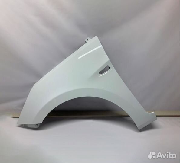 Крыло переднее левое Solaris белое