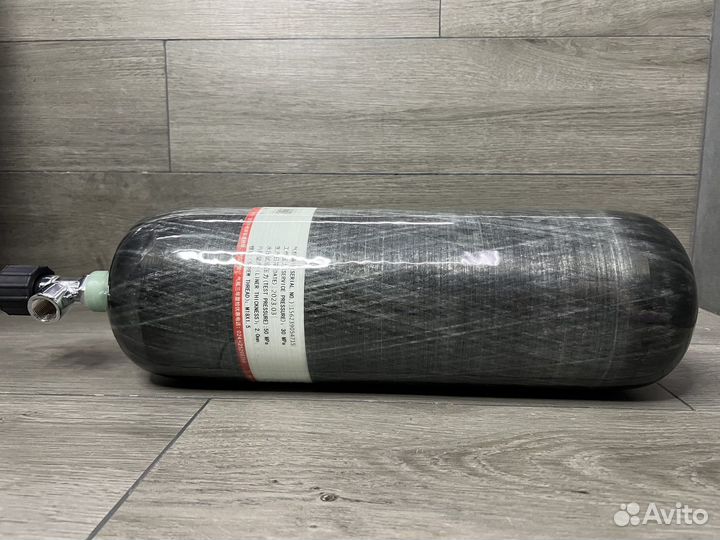 Баллон в/д сжатый воздух для заправки pcp 6.8л #8