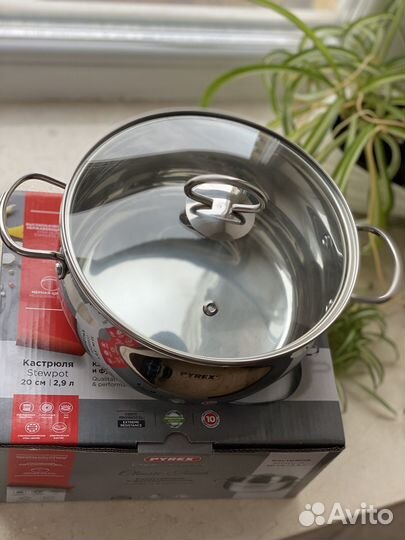 Новая Кастрюля Pyrex 2,9 л