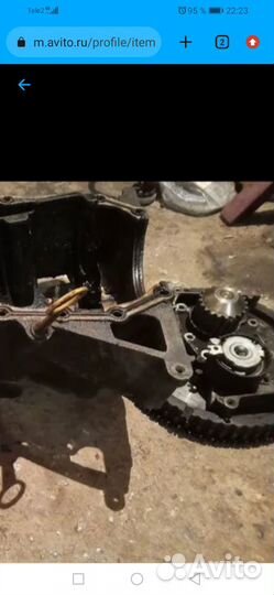 Помпа двигателя renault к4м