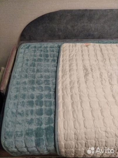 Покрывало для дивана, плюшевое, однотонное