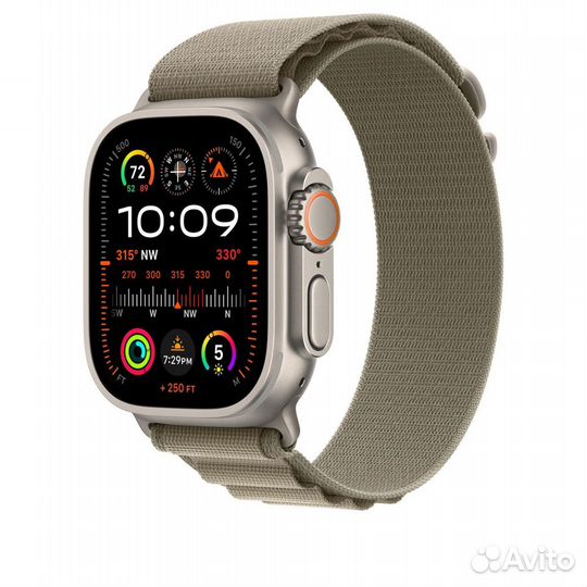 Ремешок Apple Watch Ultra 2 Olive Alpine Loop 2023