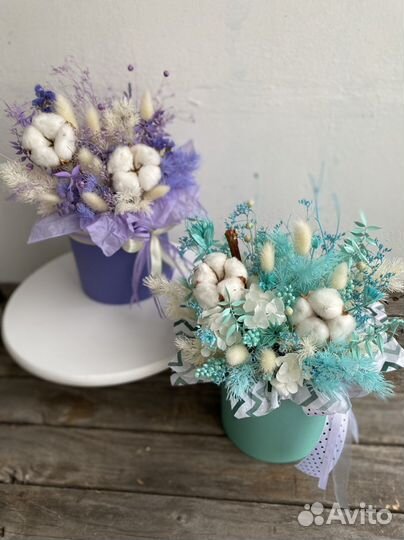 Сухоцветы, цветы, букет