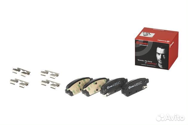 Колодки тормозные дисковые зад