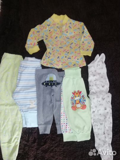 Детские веши пакетом на мальчика от 0 до 2 лет