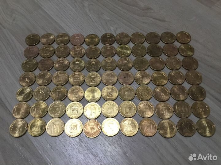 Юбилейные монеты 10