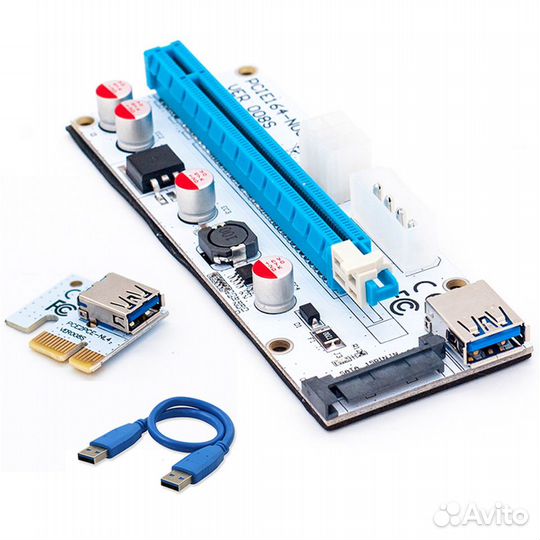 USB райзеры для майнинга на видеокартах VER: 008S
