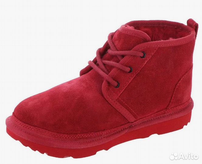 Детские зимние ботинки UGG Australia красные 28,5