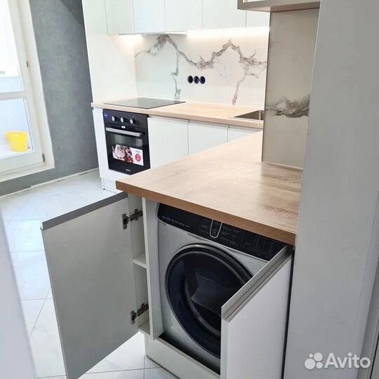 Кухня мдф без ручек