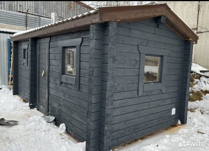 Баня под ключ из профилированного бруса от произво